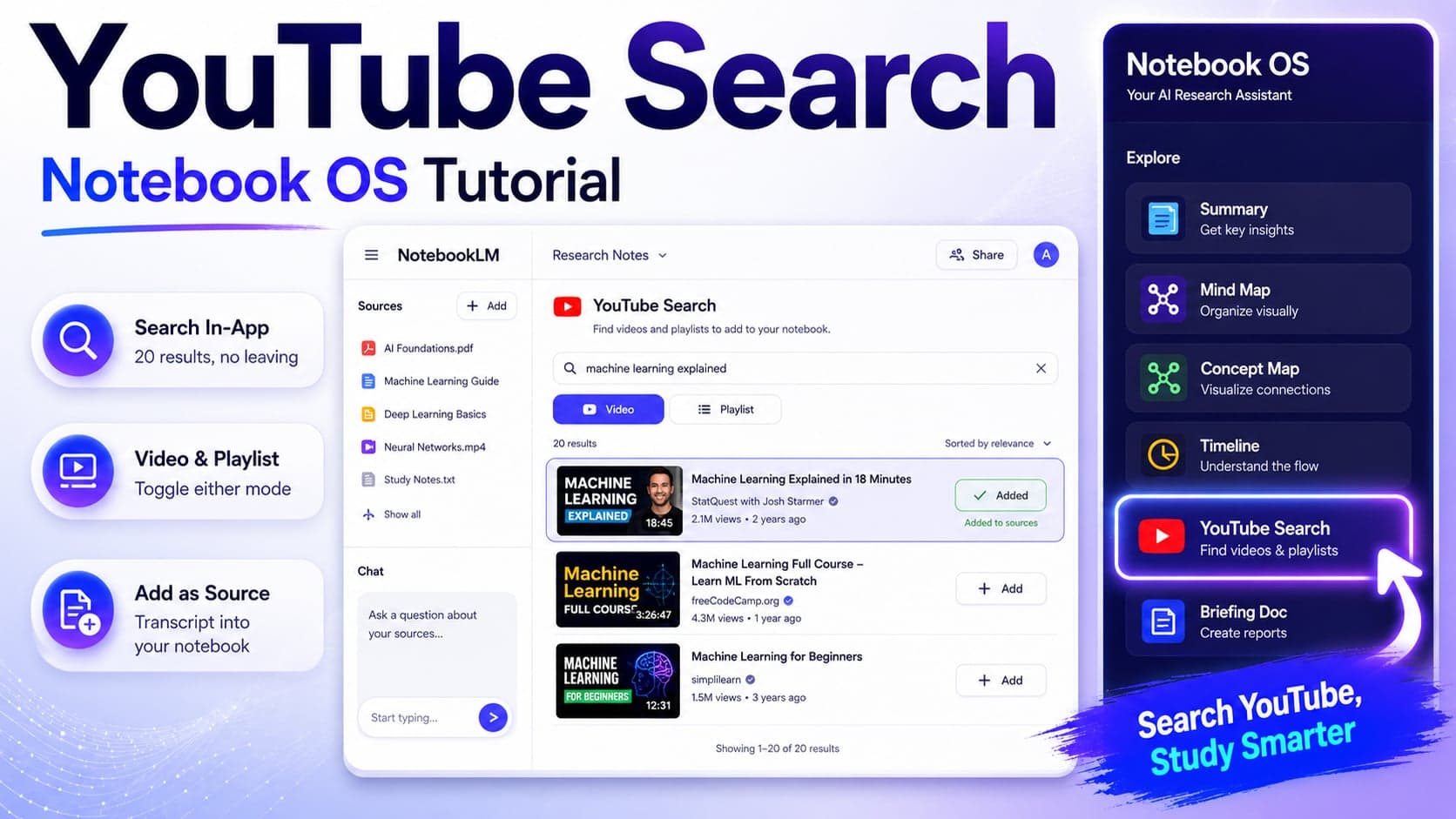 Tutorial de la YouTube Search